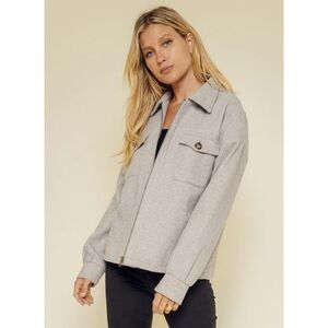 Hem & Thread Light Gray Fully Lined Jacket